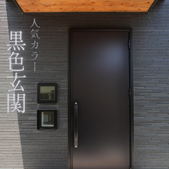 玄関のドア黒新品